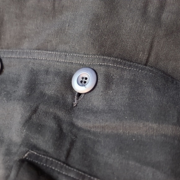 Vintage Armani jeans linen blend blazer jacket made in Italy size 6 - Picture 5 of 9